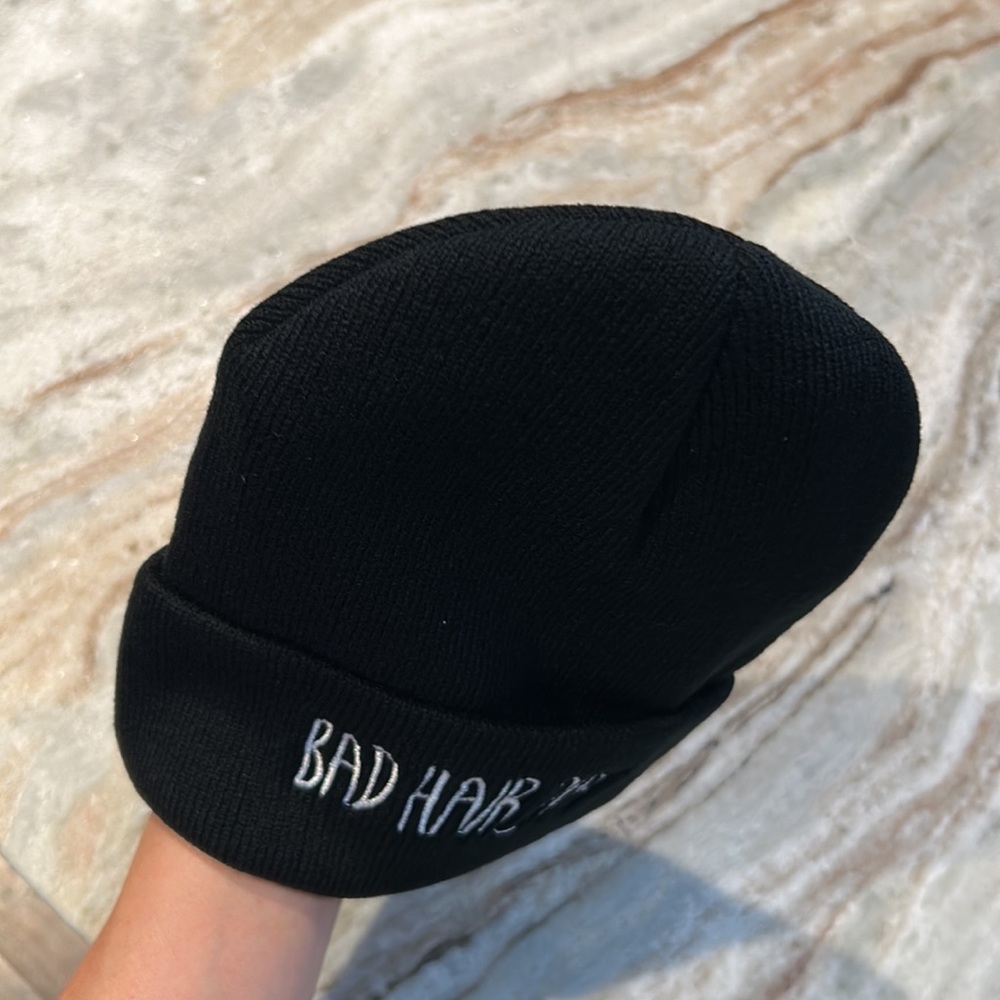NEW ~ BAD HAIR DAY BEANIE HAT - Picture 4 of 4